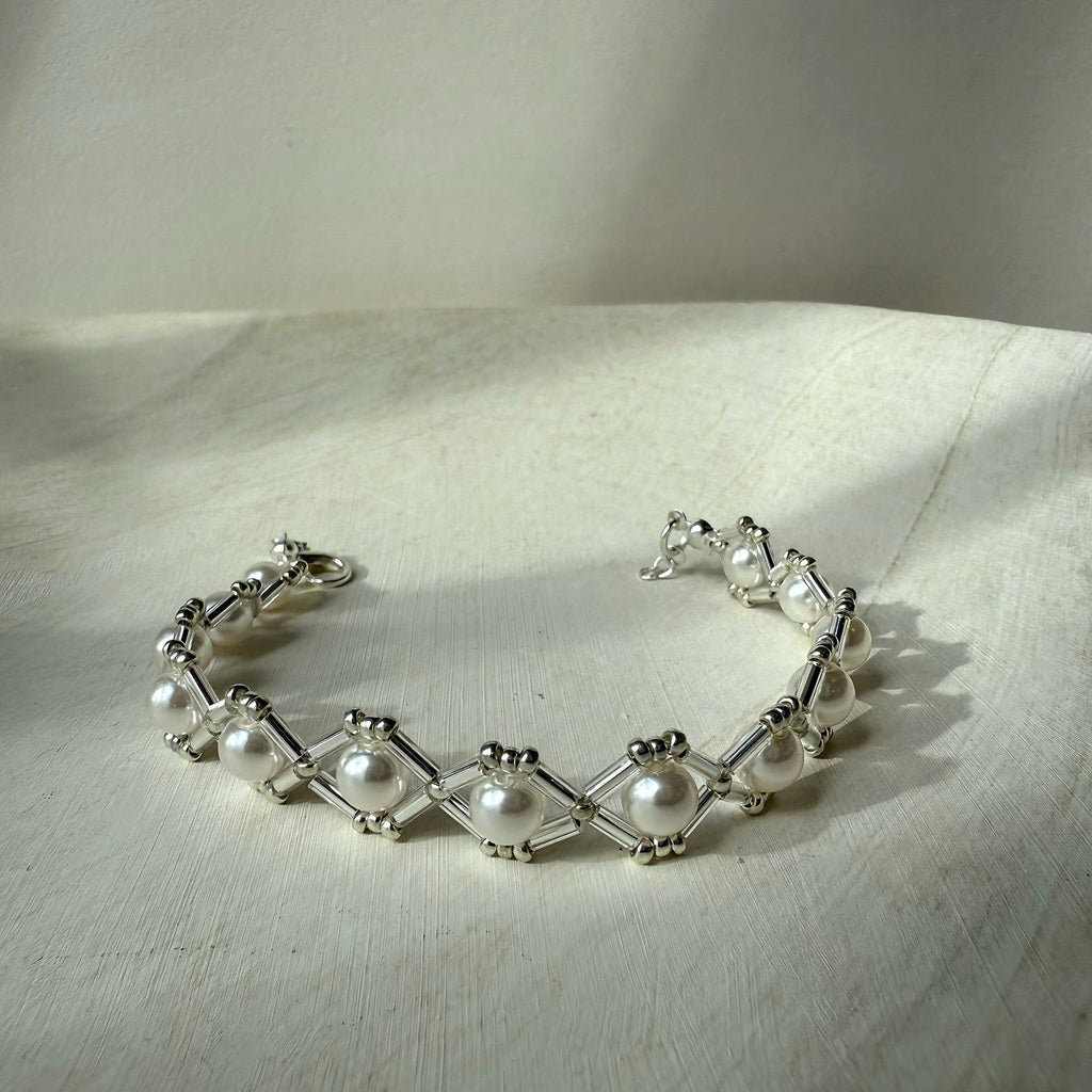 Pearl Geometry Bracelet