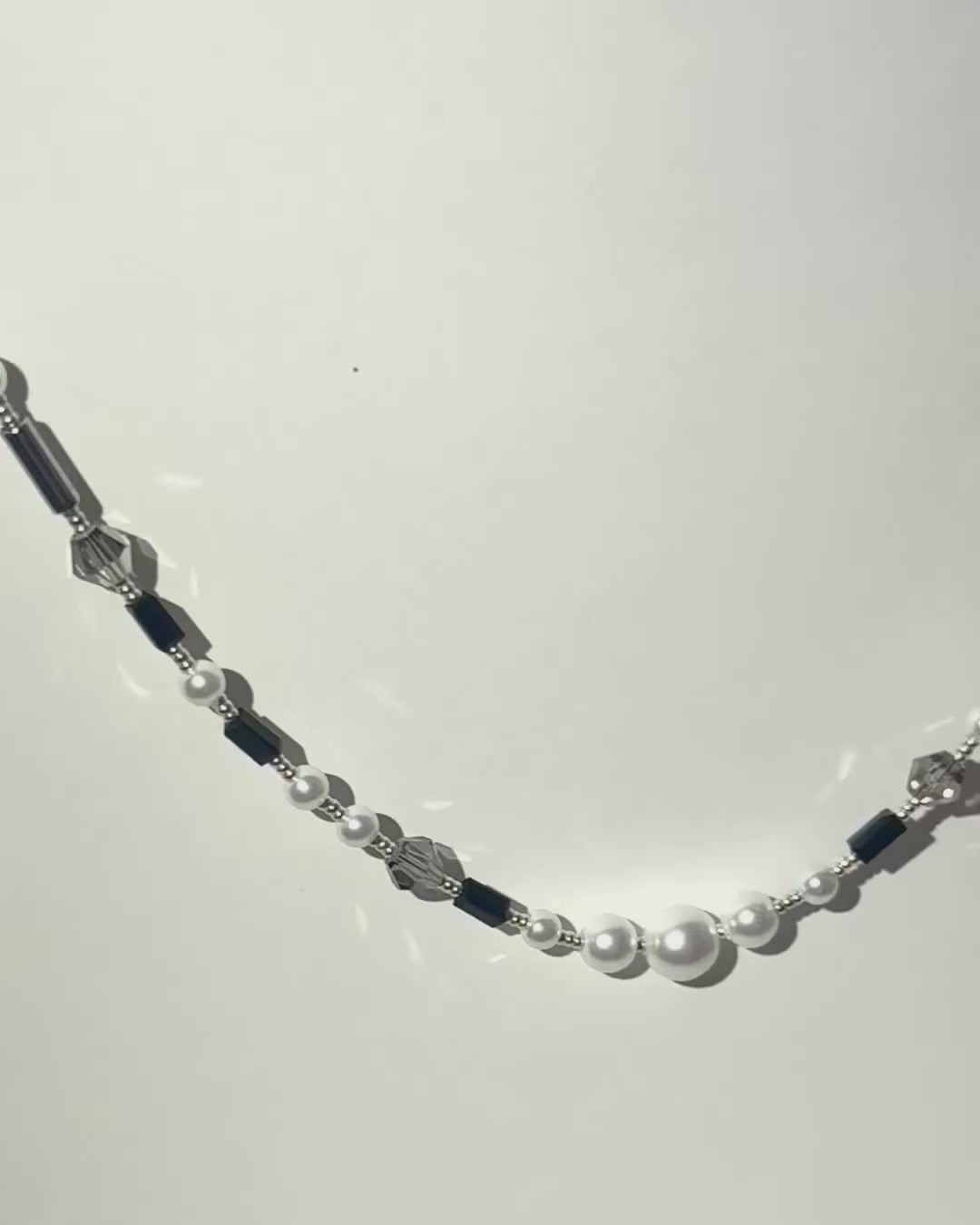 Smoke & Pearl Necklace